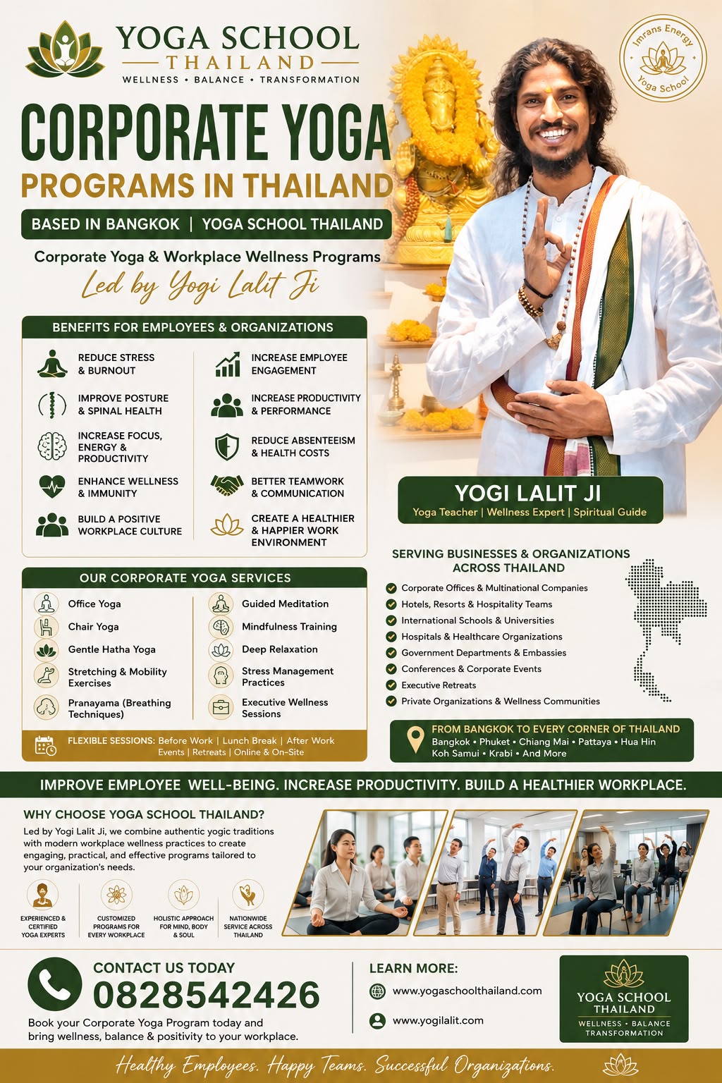 Corporate Yoga Programs in Thailand